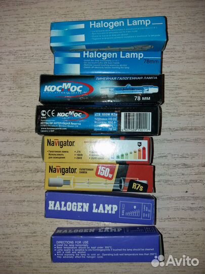 Лампа галогеновая 100-150вт R7s