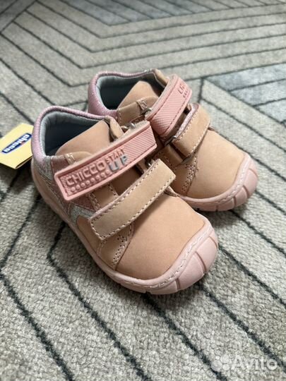 Полуботинки для девочки chicco 12,5 см