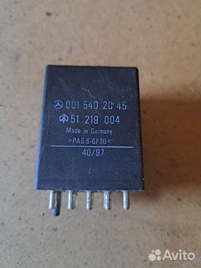 Блок управления печкой mercedes vito 638 реле