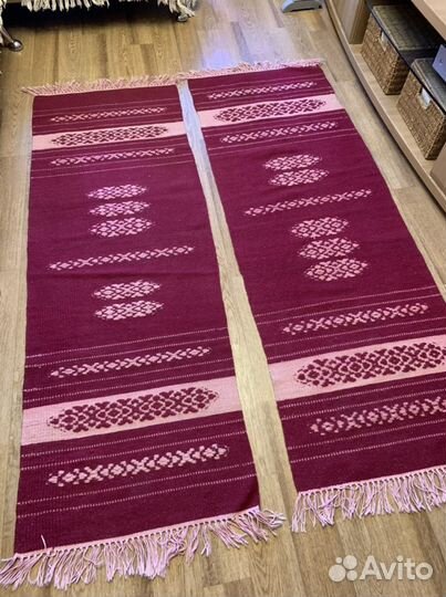 Коврик шерстяной 2 штуки