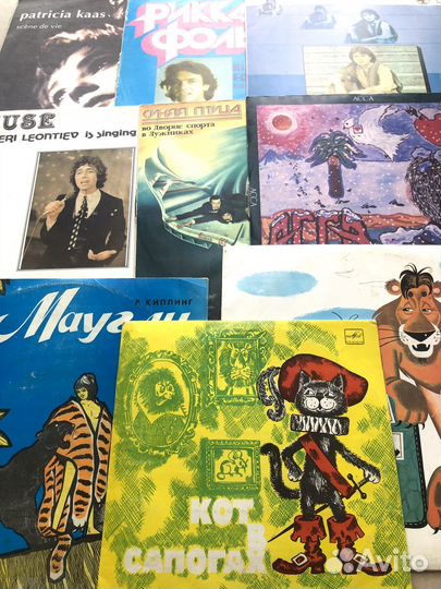 Пластинки. Винил. 56 штук