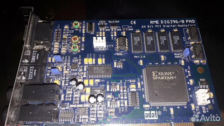 Рабочая RME digi 96/8 PAD PCI