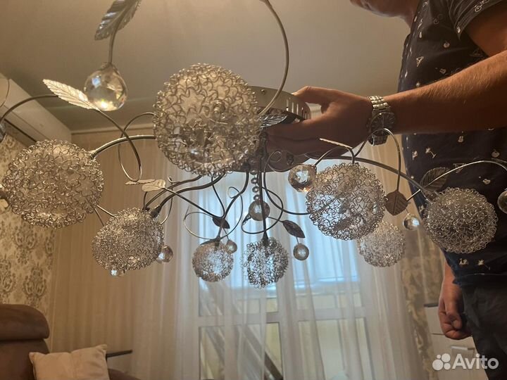 Люстра подвесная потолочная