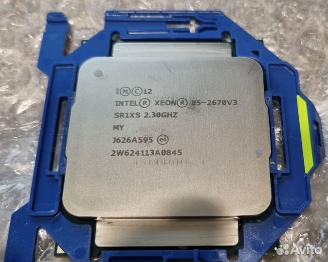 Процессор xeon E5-2670V3, LGA2011-3, 12x2300 мгц