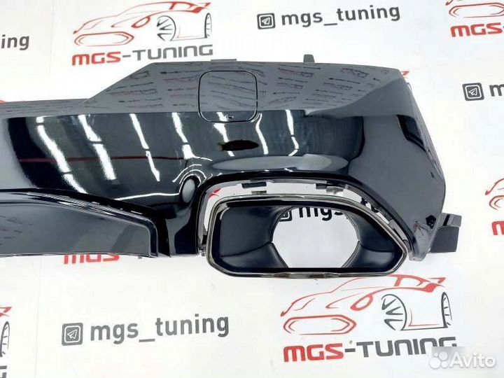 Диффузор Competition BMW 4 G22+ насадки 440 черные