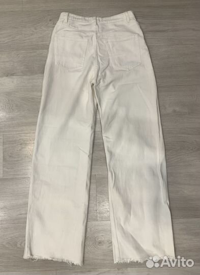 Джинсы широкие 38