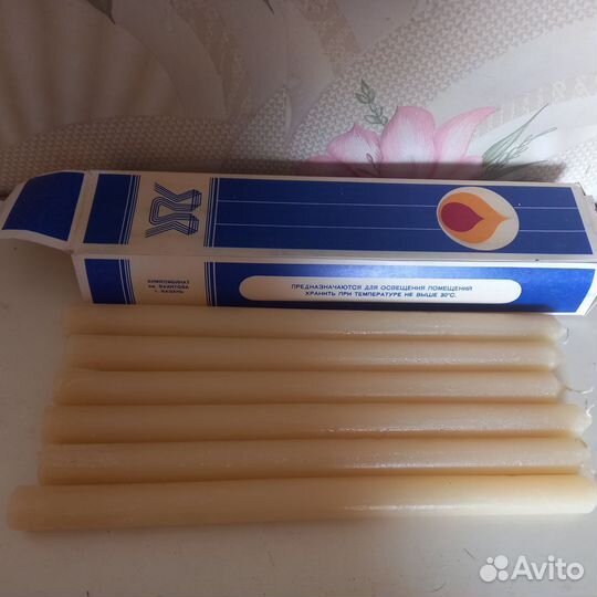 Свечи парафиновые СССР