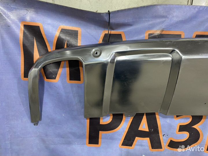 Mercedes ML164 накладка задний бампер хром