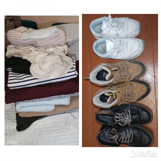 Женские вещи и обувь пакетом