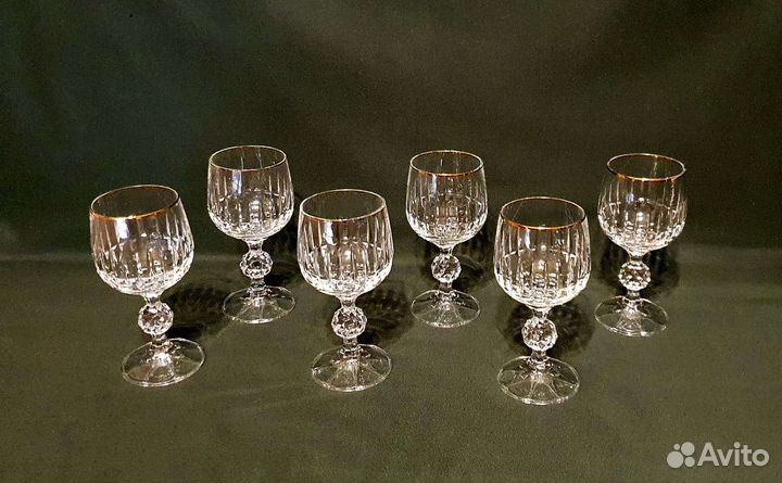 Бокалы для вина. Богемия Чехословакия