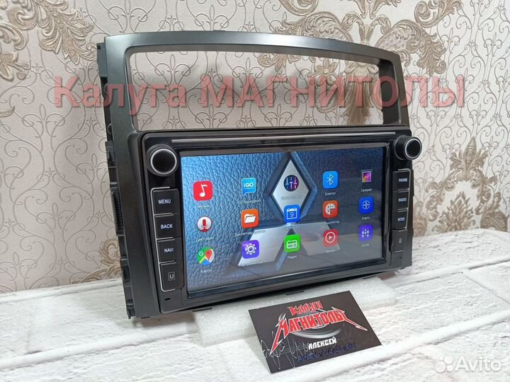 Магнитола Mitsubishi Pajero 4 android новая