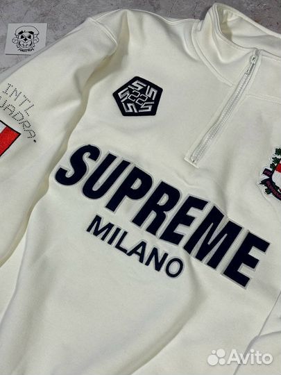 Свитер Supreme 22FW Milano Half Zip Pullover
