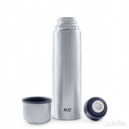 Термос AVS TB-1000NC 1 л (хром)