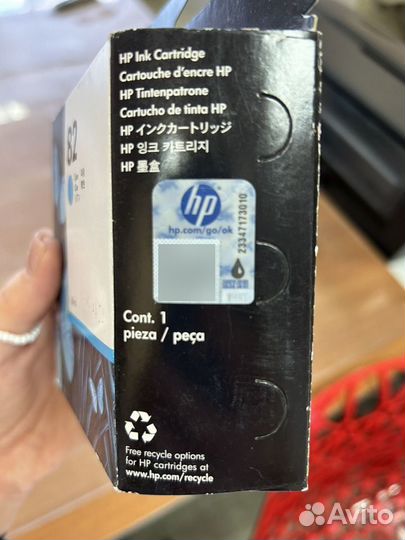 Картриджи hp82, hp10 для плоттера