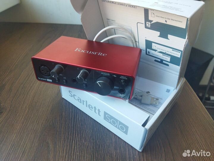 Звуковая карта focusrite scarlett solo 3rd gen