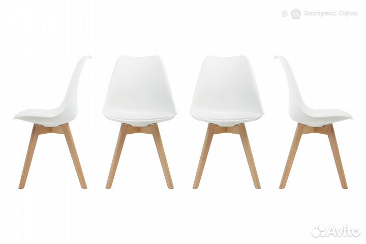 Стул обеденный с мягкой подушкой (комплект 4 шт.)