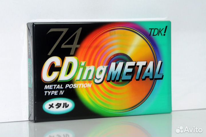 Аудиокассеты TDK metal 74 japan market (4687)