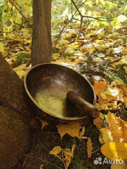 Контактный + звуковой вибромассаж тибетской чашей