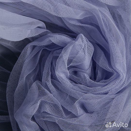 Тюль плиссе сирень