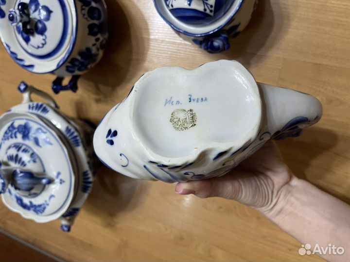 Гжель посуда