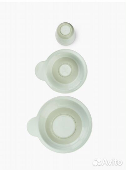 Набор посуды для детей Happy Baby olive