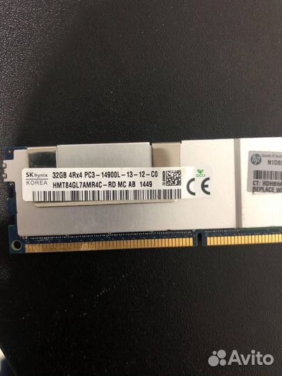 RAM 32 gb Samsung DDR3 PC3-10600R