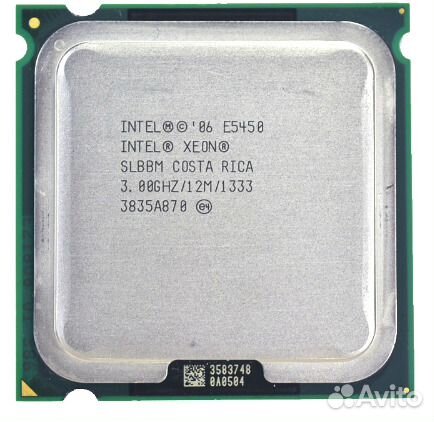 Xeon E5450(аналог Q9650), переделан под сокет 775