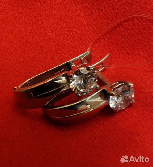 Серьги серебро