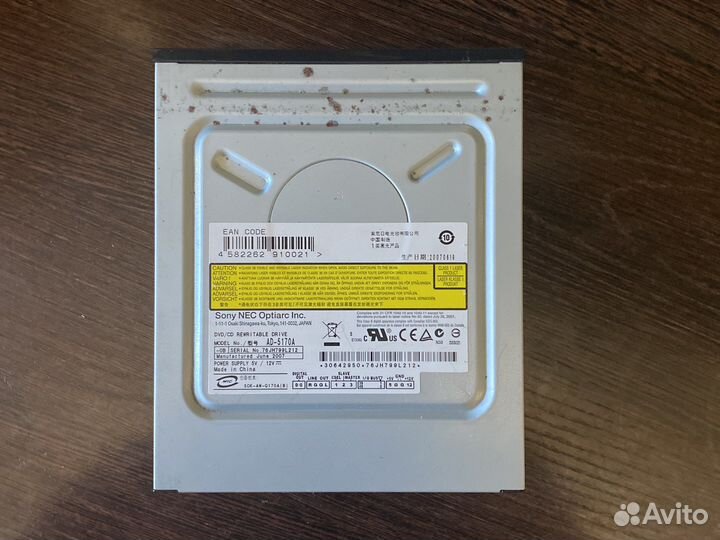 Дисковод Sony NEC Optiarc lnc