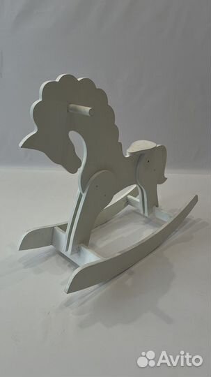 Лошадка качалка деревянная