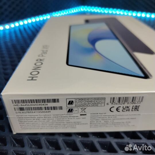 Планшет honor pad x9 lte 4/64