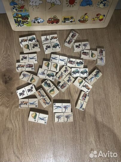 Деревянные игрушки пакетом