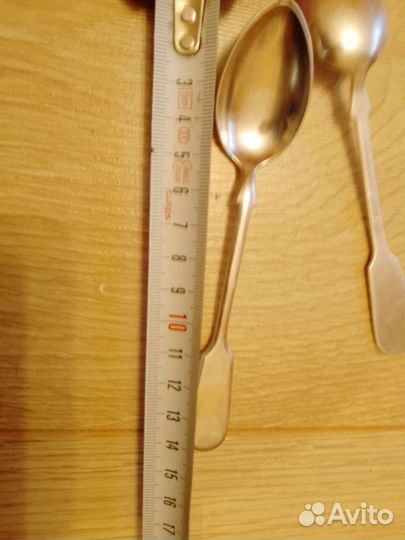 Чайные ложки серебро 875проба