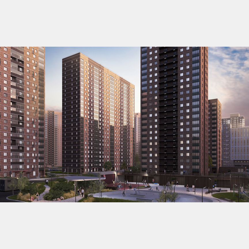 2-к. квартира, 55,3 м², 23/27 эт.