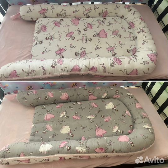 Кокон для новорожденных+пеленки+подушка+распашенки