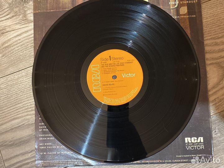 David Bowie Ziggy Stardust lp 1st pr UK