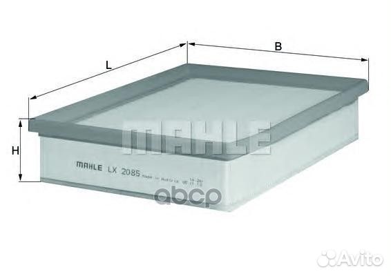 LX2085 фильтр воздушный Renault Laguna 2.0/1.5