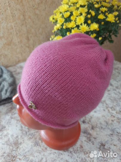 Шапка бини из кашемира