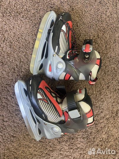 Коньки larsen раздвижные 26-29