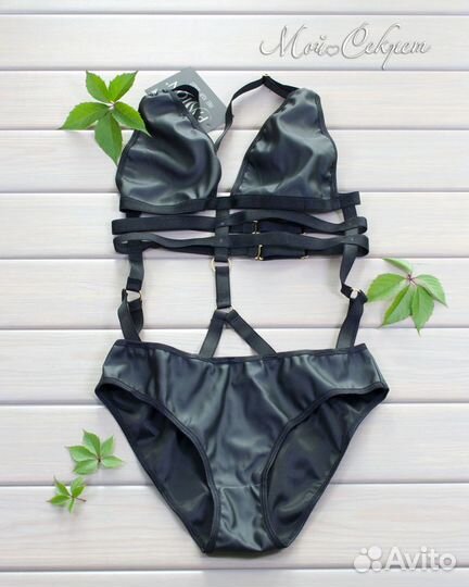 Женское черное боди 42/44 (новое Польша)