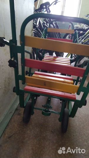 Санки для двойни с накидками для ног