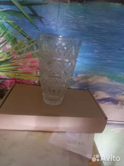 Хрустальная ваза для цветов