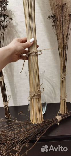 Букеты из сухоцветов