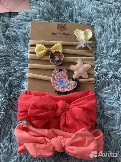 Повязки на голову для девочек (много разных)