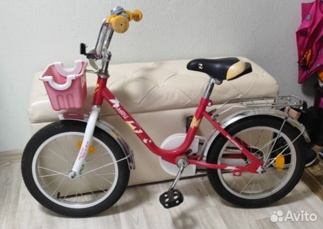 Велосипед детский novatrack 16 с корзинкой