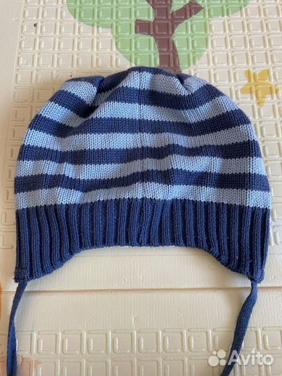 Демисезонная шапка для мальчика 44-46