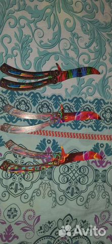 Деревянные ножи бабочка/керамбит