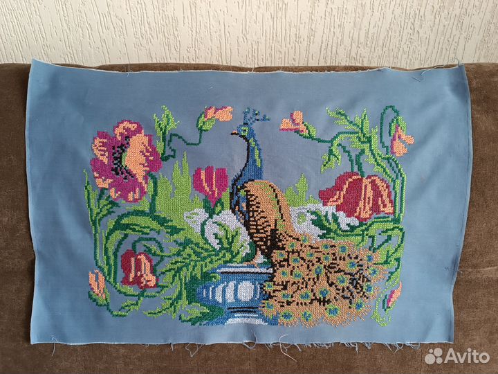 Винтажная вышивка из СССР Много Ручная работа
