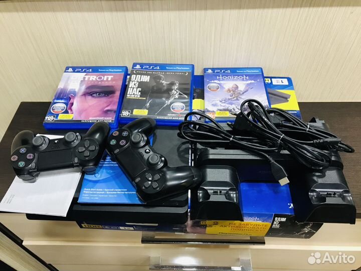 Sony PS4 Slim 1tb +Топовый комплект