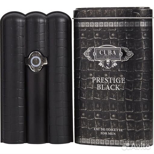 Cuba Paris туалетная вода Cuba Prestige Black 90ml